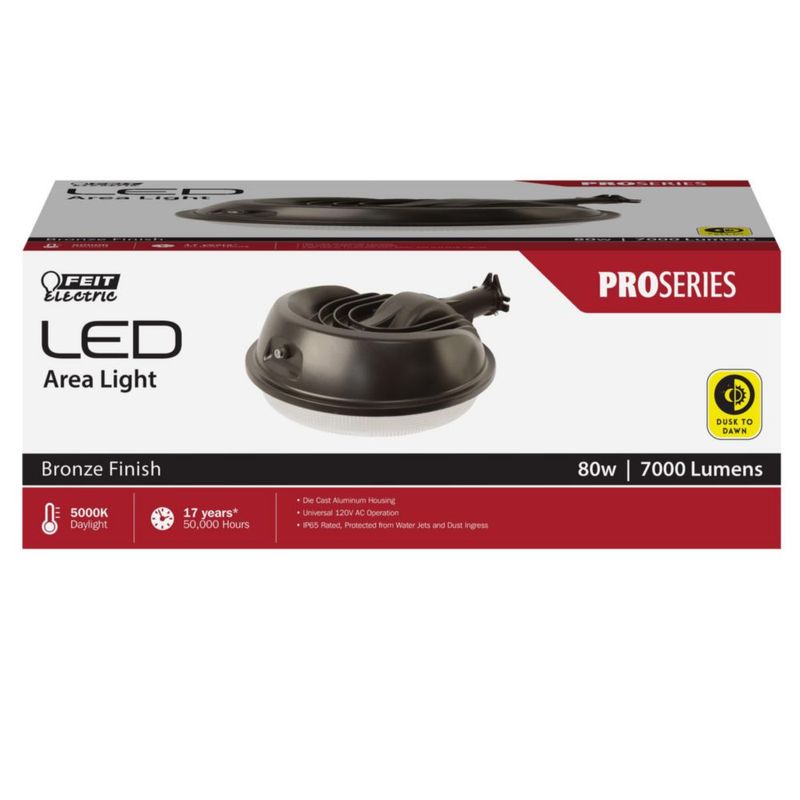 Luz para exteriores Feit Electric fotocélula de 80 W 7000 LM