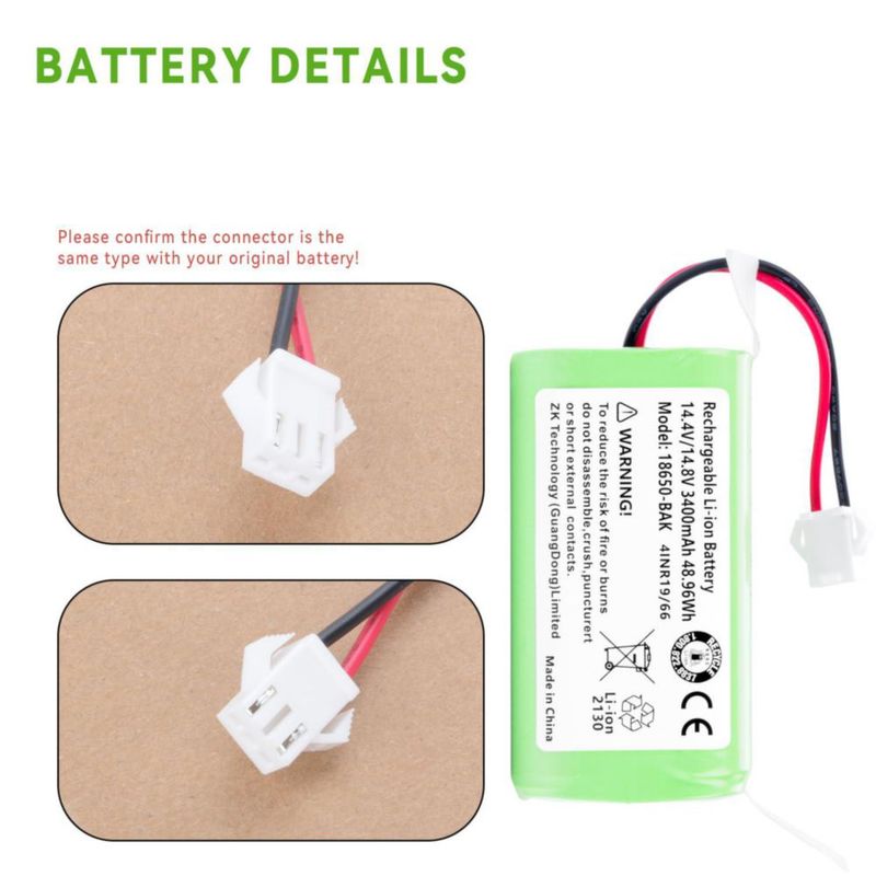 Batería RDSJ 3400 mAh 14.4 V/14.8 V Lefant M1/M201