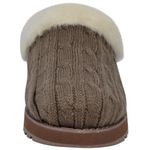 Pantufla Skechers Keepsakes para mujer talla 6 W US color gris topo/natural