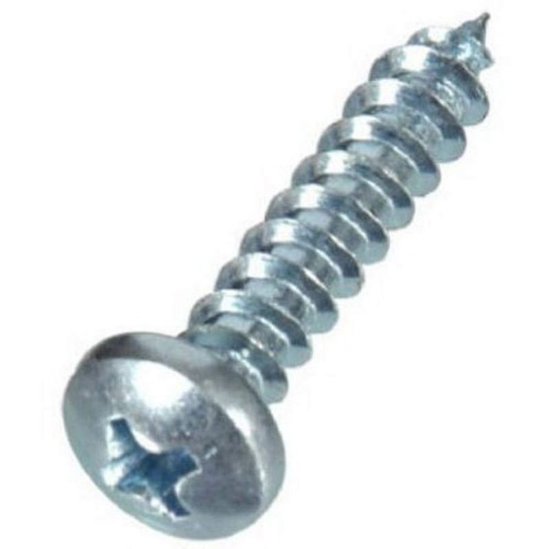 Screw Hillman Phillips Zinc con cabeza plana de 8 x 19 cm 100 unidades