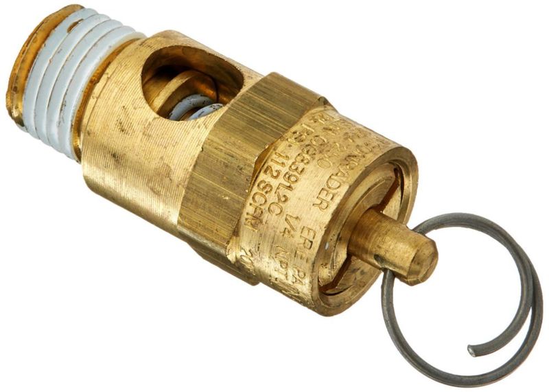 Válvula de seguridad Tru-Flate 21-707 de Valve Plews 125 psi