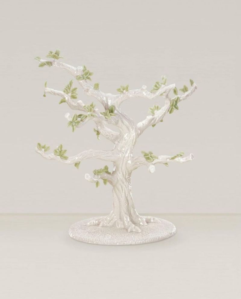 Figurilla Lenox de 25 cm de porcelana marfil – adorno de árbol de Navidad