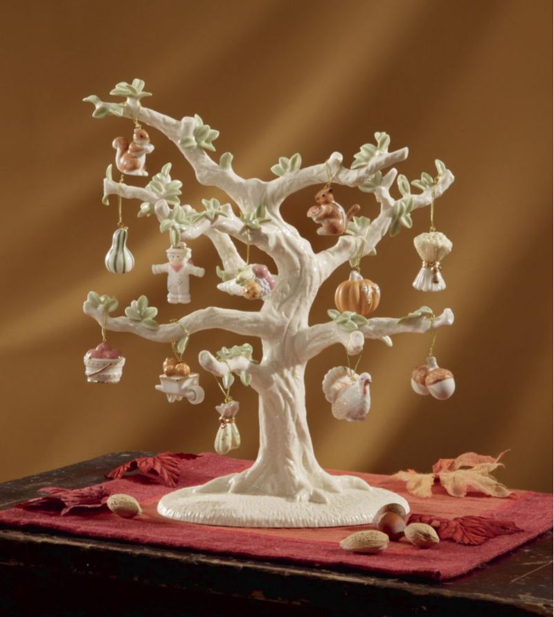Figurilla Lenox de 25 cm de porcelana marfil – adorno de árbol de Navidad