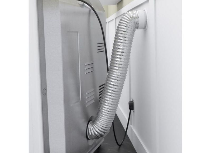 Kit de ventilación semirrígido para secadora Imperial 183 cm x 10 cm aluminio