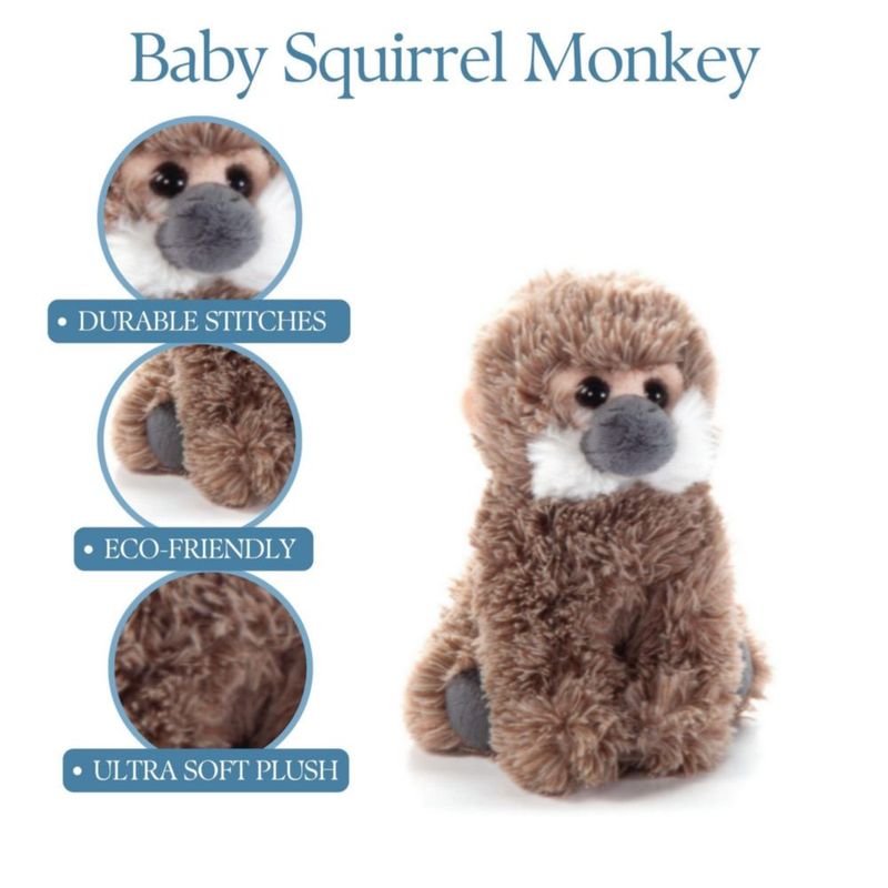 Peluche The Petting Zoo 15 cm Mono Ardilla