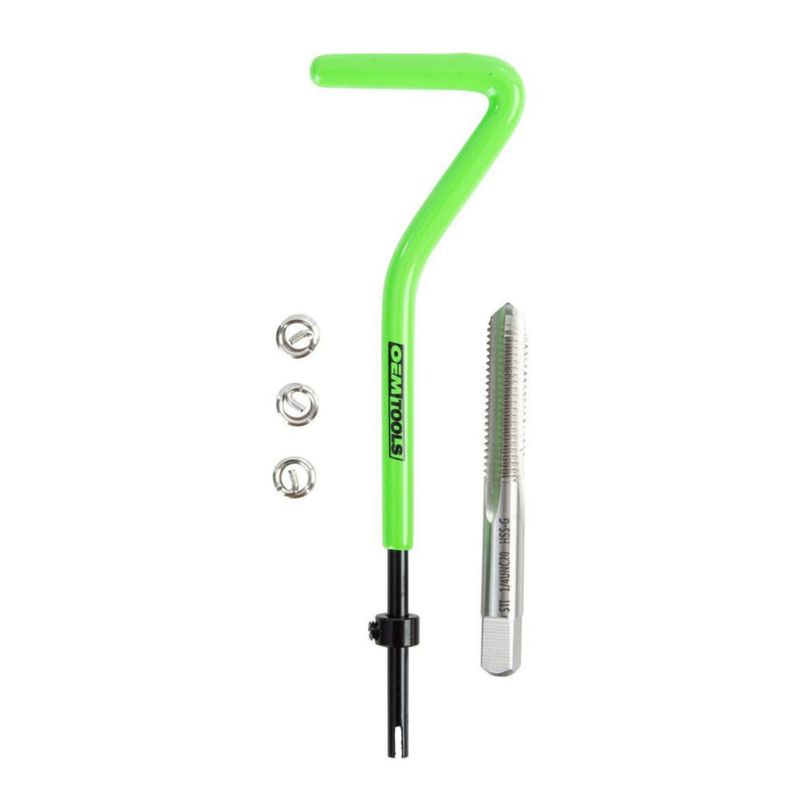 Kit de reparación de roscas OEMTOOLS 25602 1/4"-20 acero cromo-vanadio