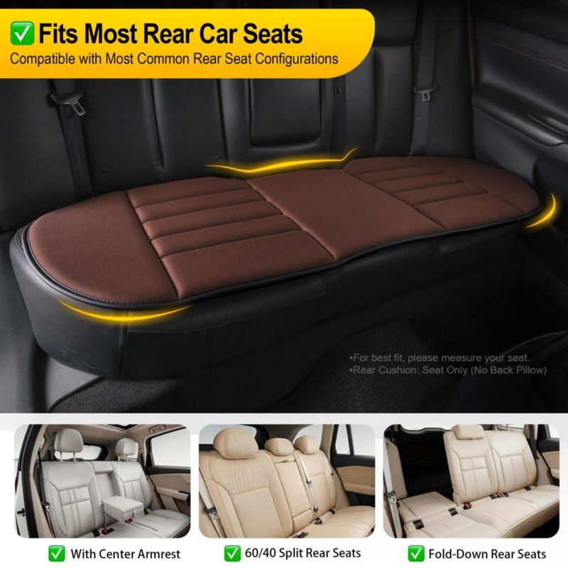 Set de 5 cojines de espuma viscoelástica para asiento de coche KingPhenix