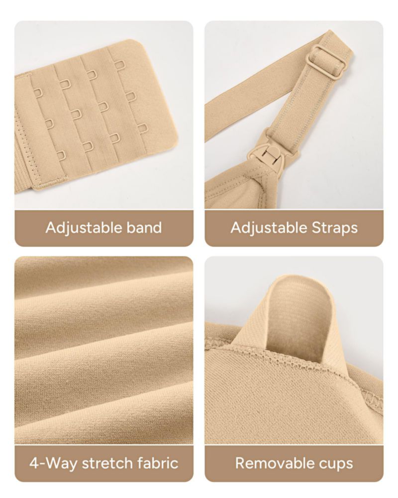 Sostén Stelle Bralette de Lactancia Sin Costuras para Embarazo sin Aros