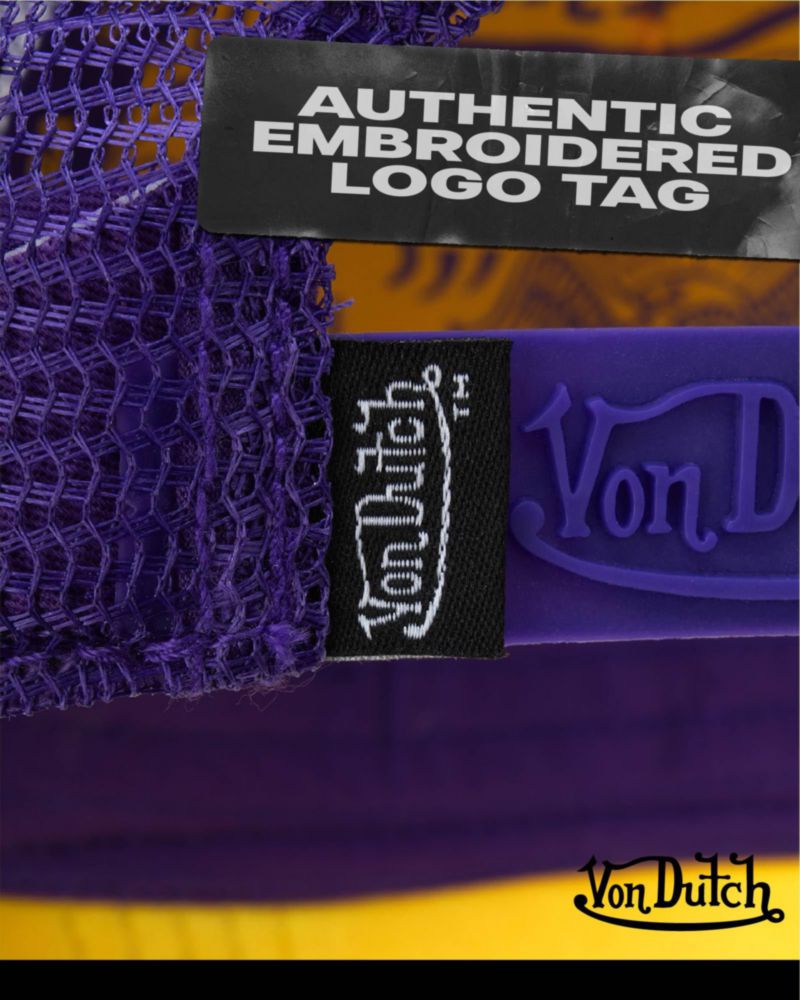 Gorra Trucker de Terciopelo Unisex con Snapback – Von Dutch