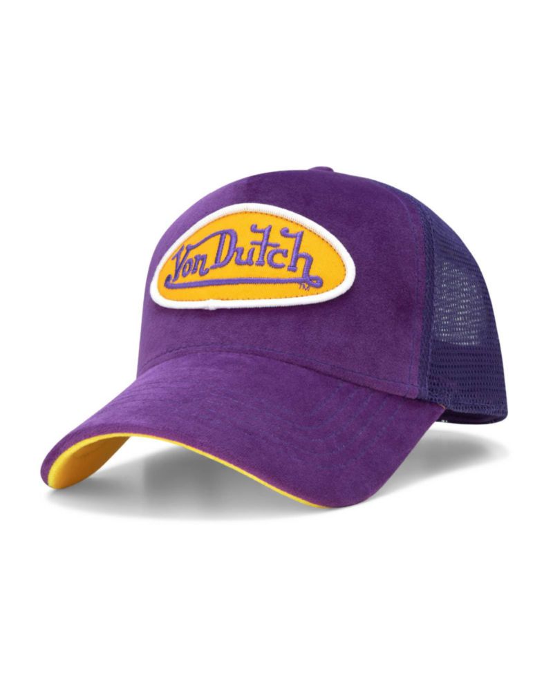 Gorra Trucker de Terciopelo Unisex con Snapback – Von Dutch