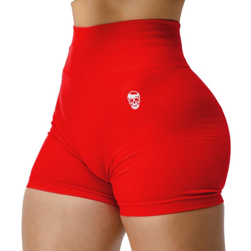 Shorts Gymreapers Infinity de Cintura Alta con Fruncido (Carolina)