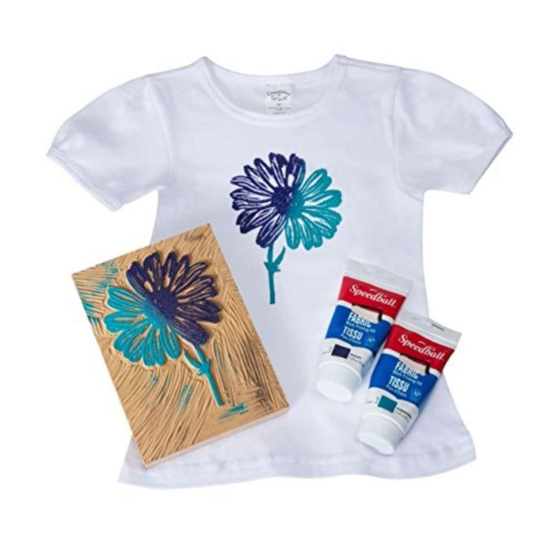 Tinta para Tela Speedball 75 ml Blanco para Textil y Camiseta
