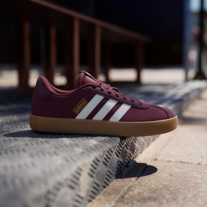 Zapatillas adidas VL Court 3.0 Shadow Red/Off White/Marrón talla 10.5