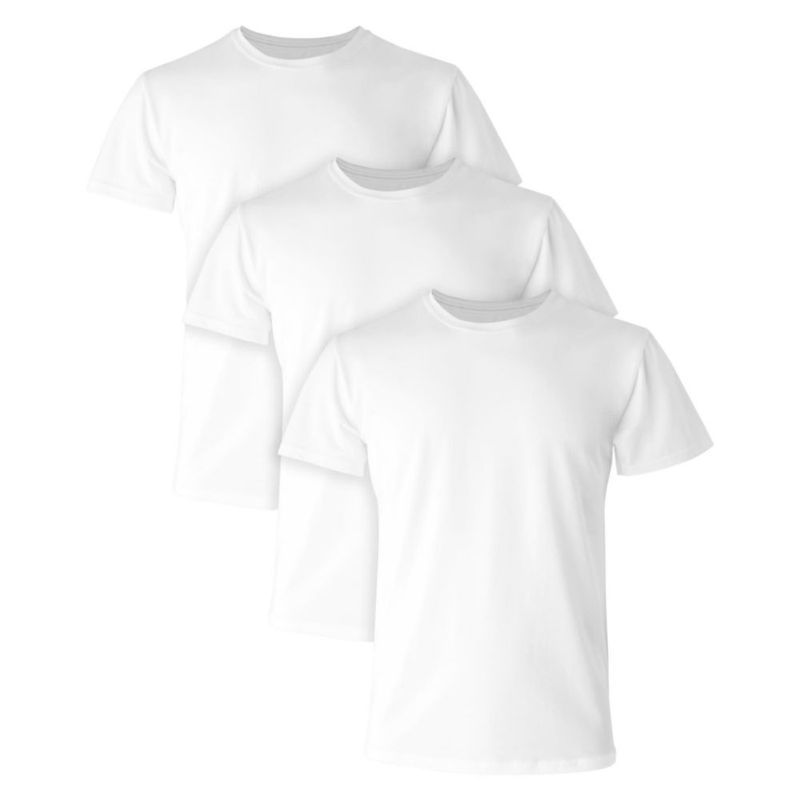 Camiseta interior Hanes Ultimate para Hombre Pack de 4 Algodón-Elástico