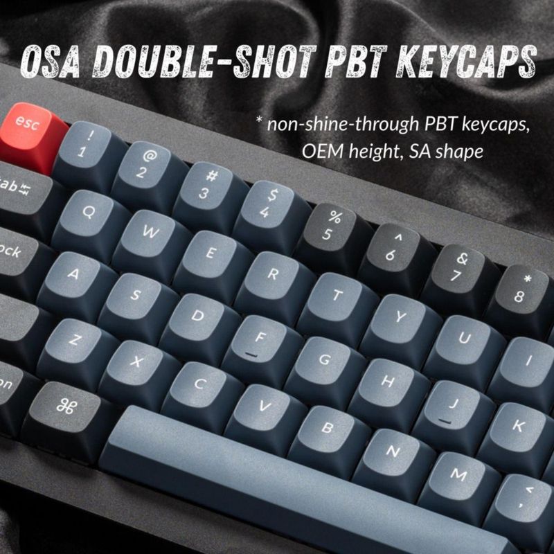 Teclado Keychron Q65 con cable cuerpo de aluminio y teclas macro