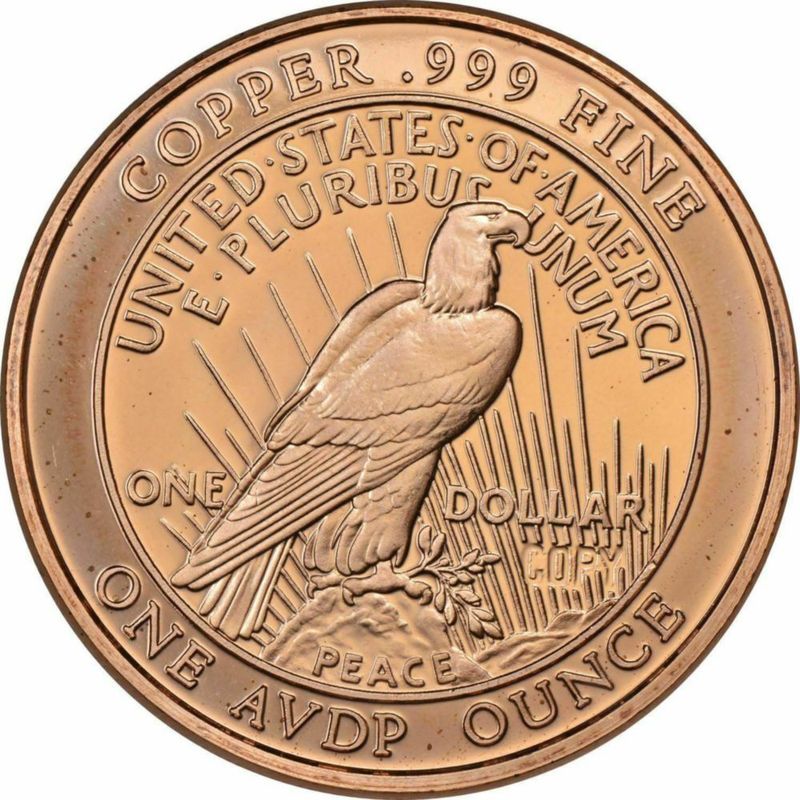 Monedas de cobre Unique Metals 28 g .999 fino - paquete de 20