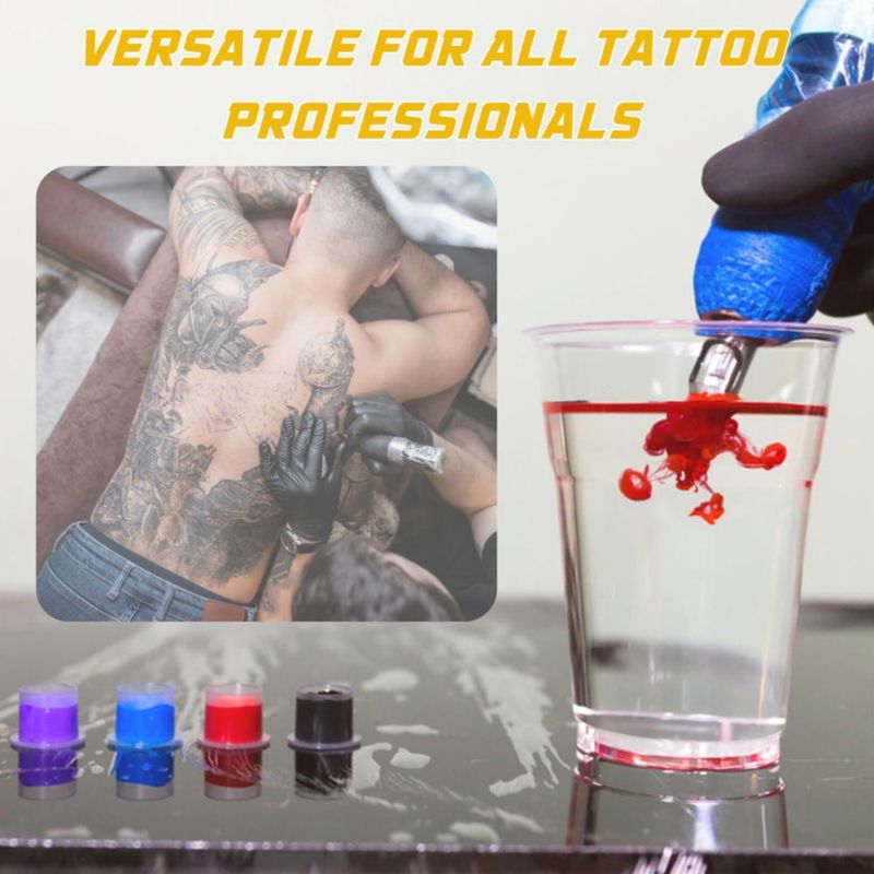 Cápsulas de tinta para tatuaje Narkysus 1000 piezas #17 mm desechables