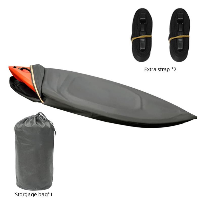 Funda para Kayak Smikodo 4‑5 m Gris 600D Impermeable UV