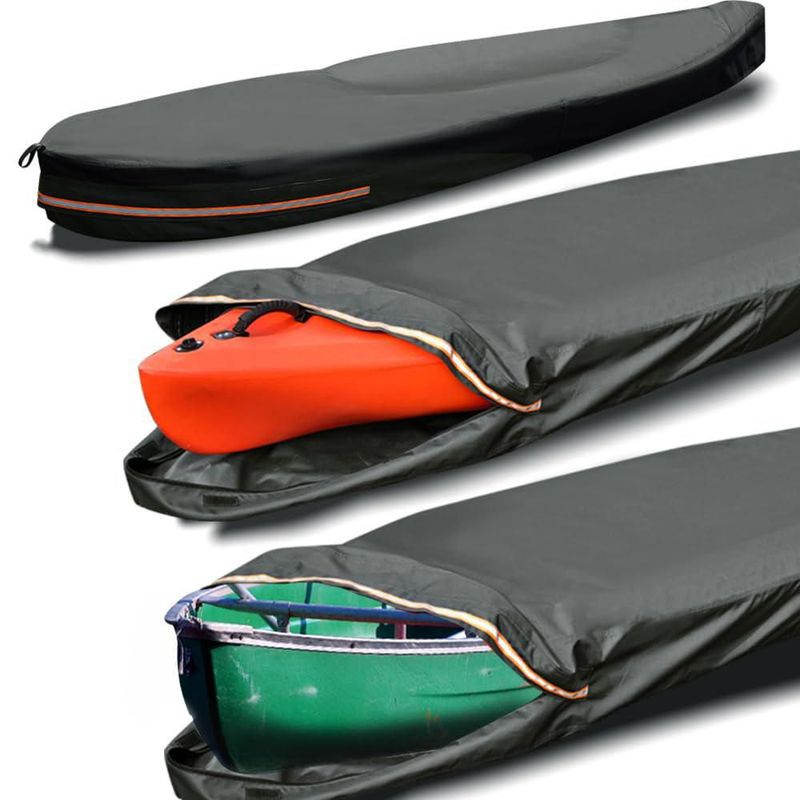Funda para Kayak Smikodo 4‑5 m Gris 600D Impermeable UV