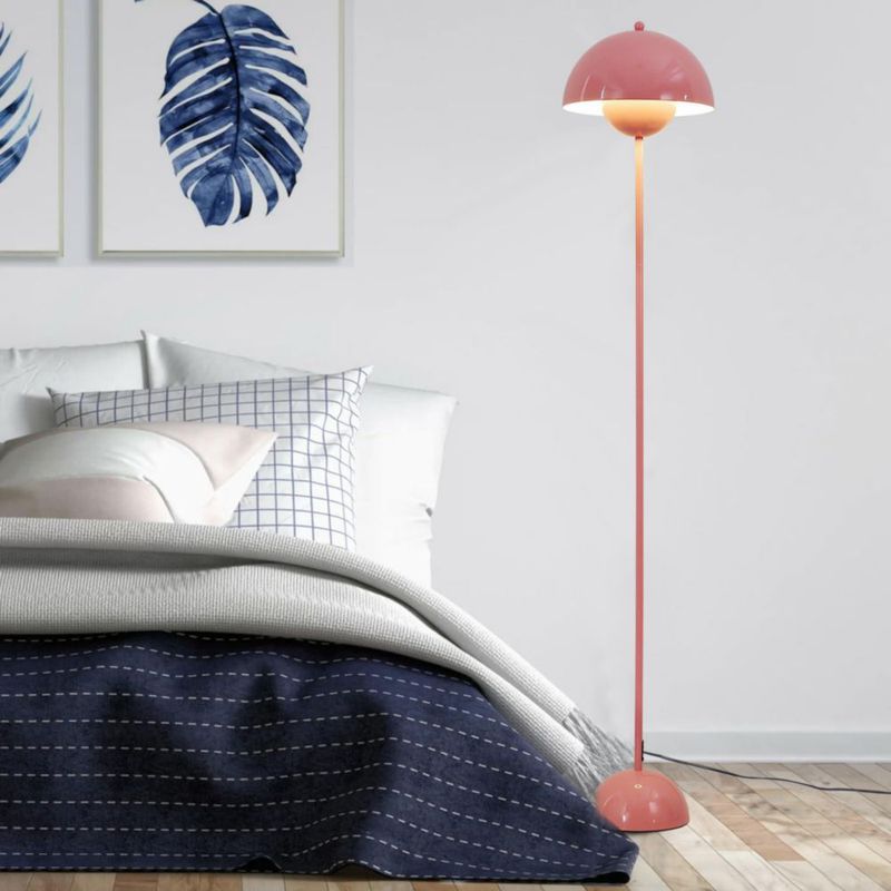 Lámpara de pie COSYLUX 164 cm Rosa claro con certificación ETL