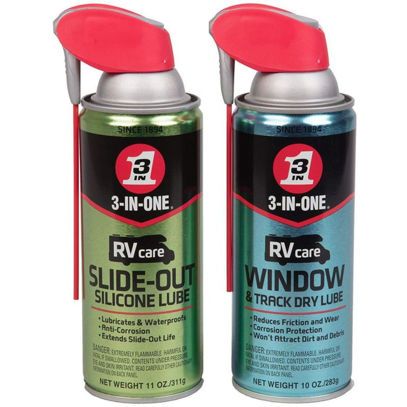 Lubricante para RV 3‑IN‑ONE 311 g y 283 g (Silicona / Seco)