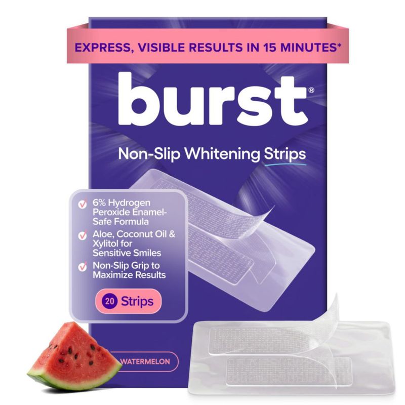 Blanqueador Dental Burst 20 Tiras Sabor Sandía