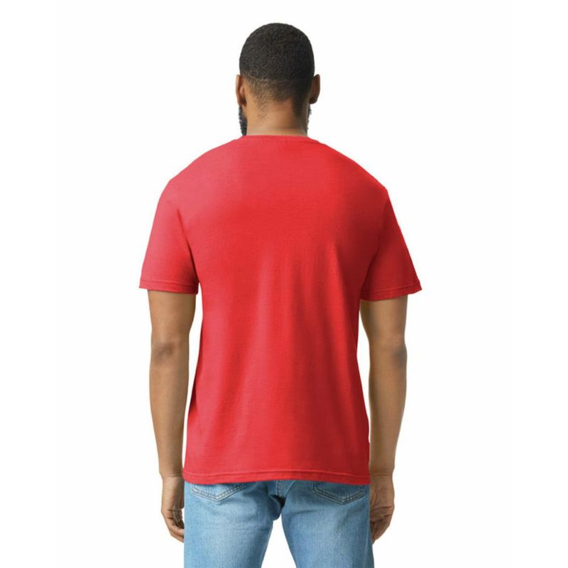 Camiseta Gildan talla 3XL color Rojo Mist - Pack de 36