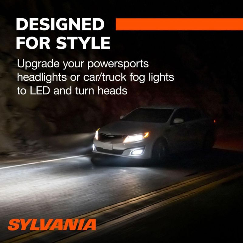 Bombilla LED SYLVANIA 9007 6000K Blanco Frío Pack de 2
