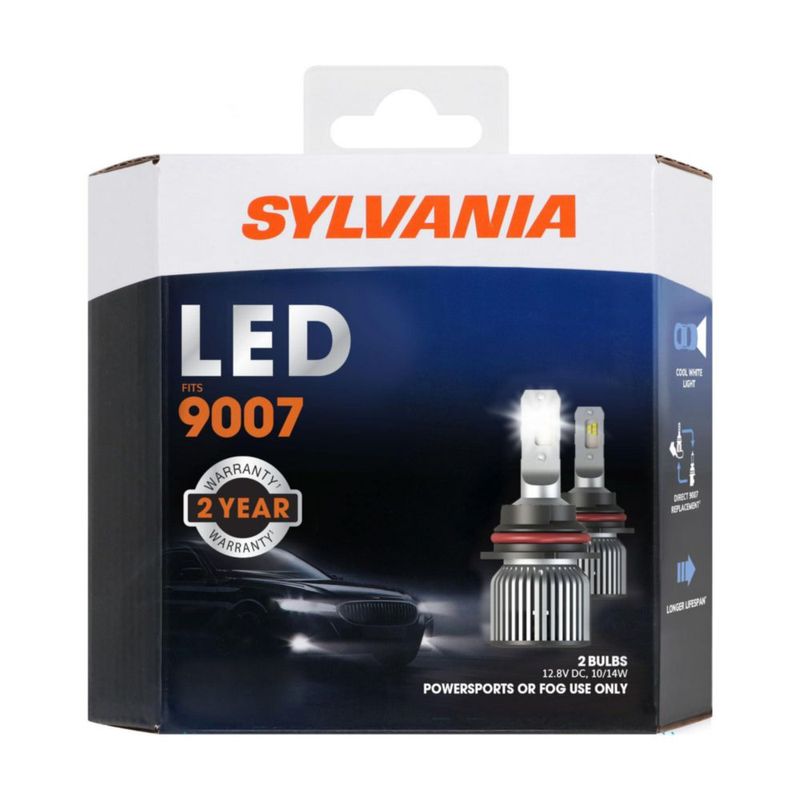 Bombilla LED SYLVANIA 9007 6000K Blanco Frío Pack de 2