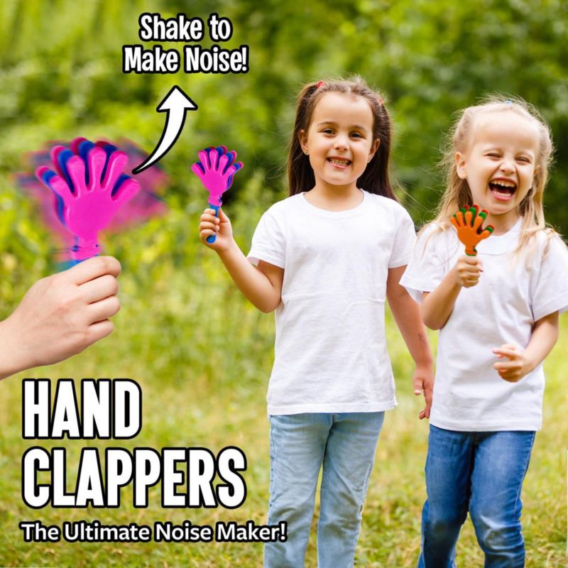 Aplaudidores de mano Playbees 18 cm paquete de 12 recuerdos de fiesta