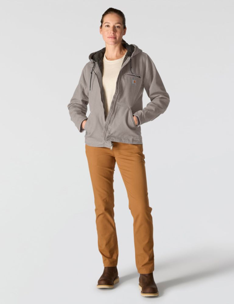 Abrigo Carhartt Iconic Washed Duck Talla XXL Gris Topo
