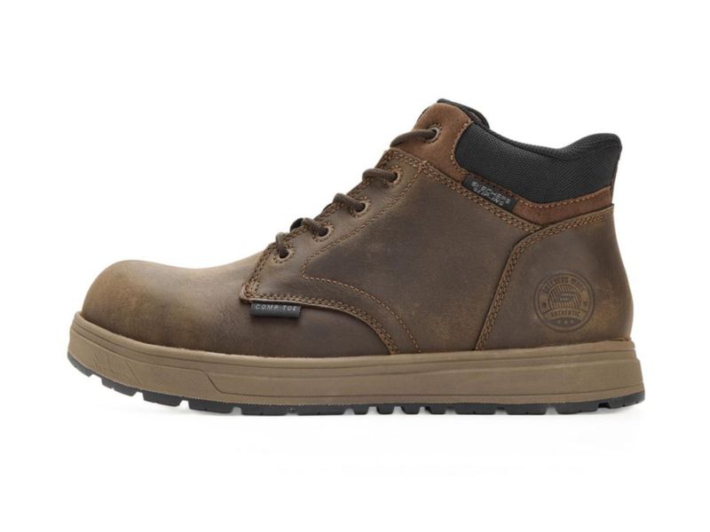 Zapatos de seguridad Skechers con puntera compuesta y diseño deslizante
