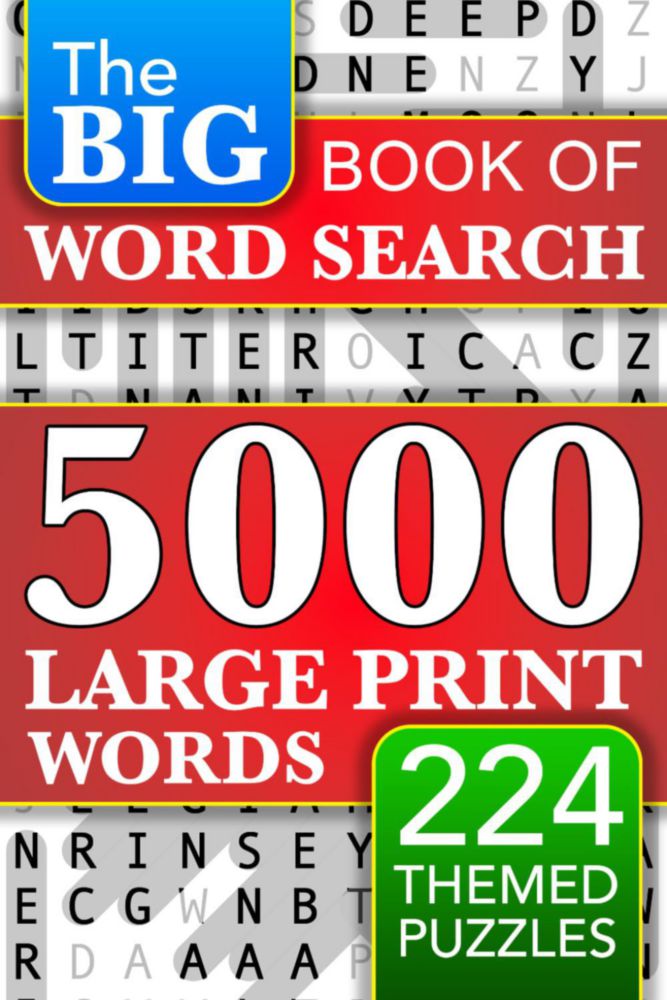 Sopa de Letras Majosta 5000 palabras - 224 rompecabezas
