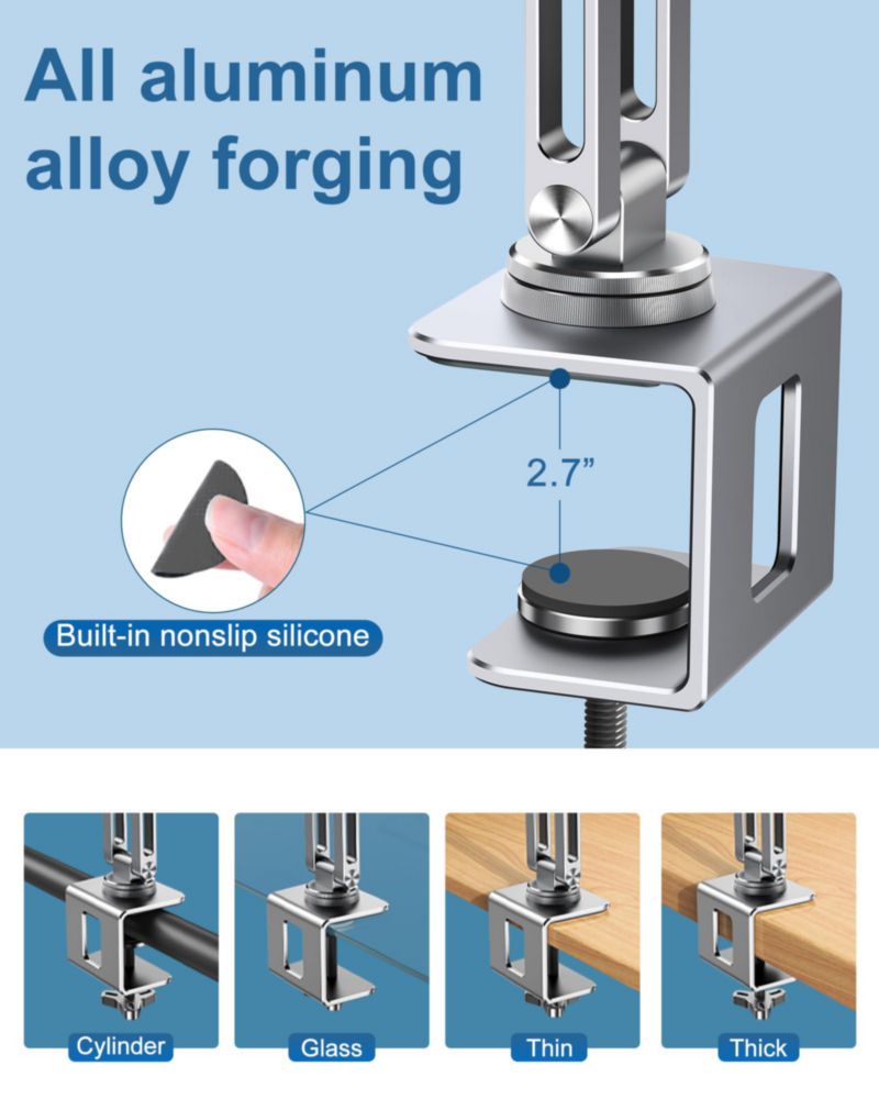 Soporte para portátil nediea ajustable de aluminio 11-15"