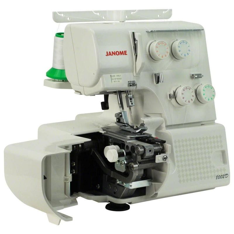 Máquina de sobrehilado Janome 8002D de 3/4 hilos