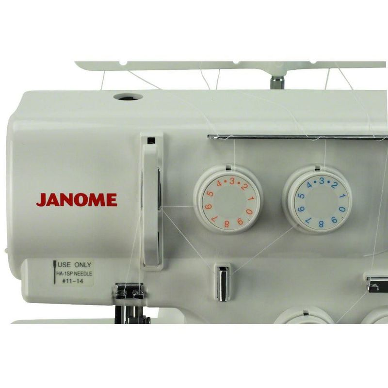 Máquina de sobrehilado Janome 8002D de 3/4 hilos