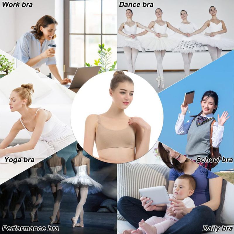 Sujetador iMucci Ballet de Tirantes Transparentes sin Almohadilla