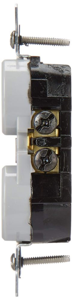 Enchufe eléctrico Leviton 15 A 125 V gris W5320‑T0G