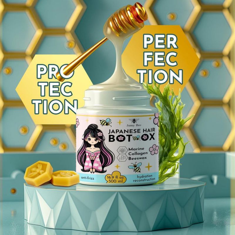 Mascarilla capilar Jumybee 500 ml Colágeno y Queratina BTX