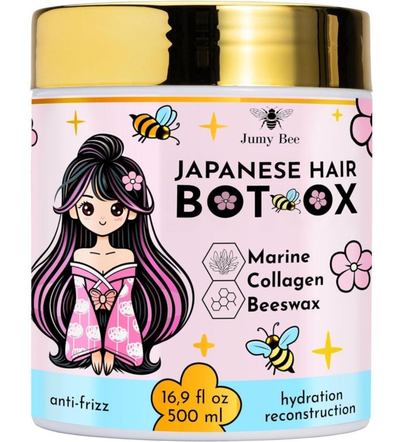 Mascarilla capilar Jumybee 500 ml Colágeno y Queratina BTX