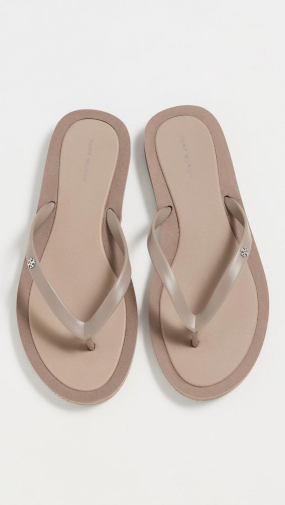 Sandalia Tory Burch Kira Acolchada Gris Montaña/Plateado US 5