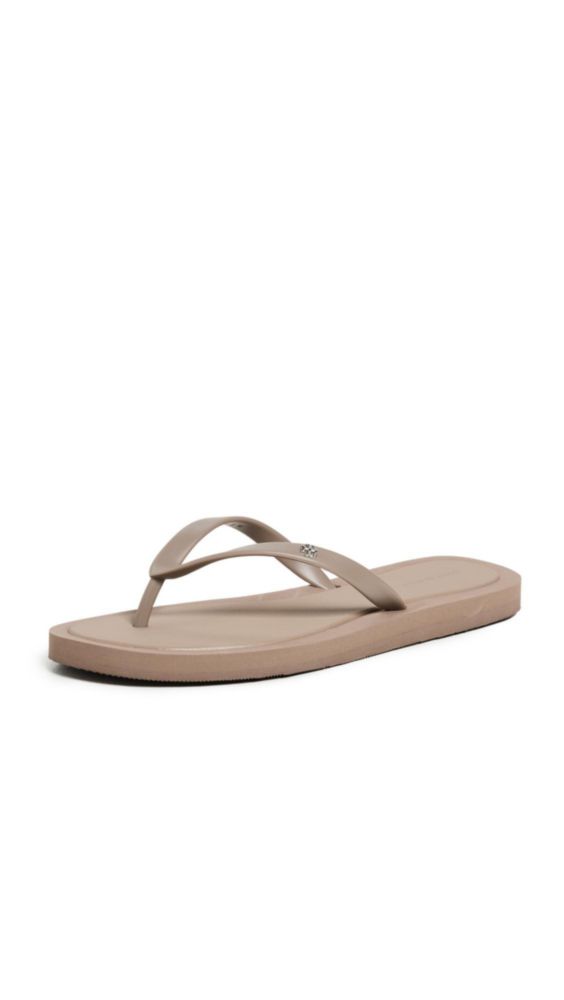 Sandalia Tory Burch Kira Acolchada Gris Montaña/Plateado US 5