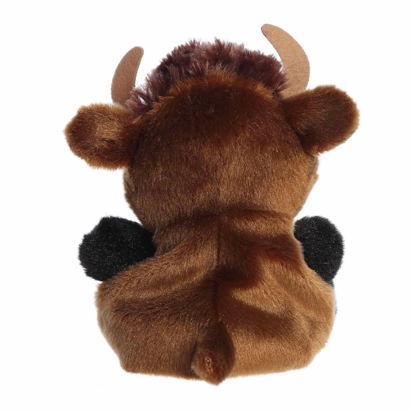 Peluche Aurora Billy Bison 10 cm Marrón