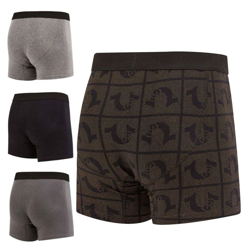 Bóxers True Religion para hombre algodón pack de 4 camuflaje