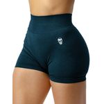 SHORTS Gymreapers Infinity Cintura Alta Biker (Atlantis)