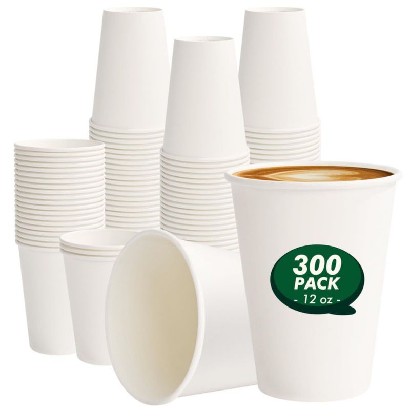 Vasos de papel para café CELLURA 355 ml paquete de 300 unidades blanco