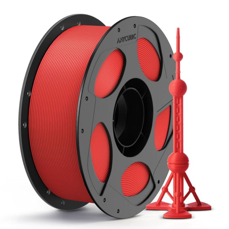 Filamento 3D ANYCUBIC PLA Plus 175 mm 1 kg Rojo