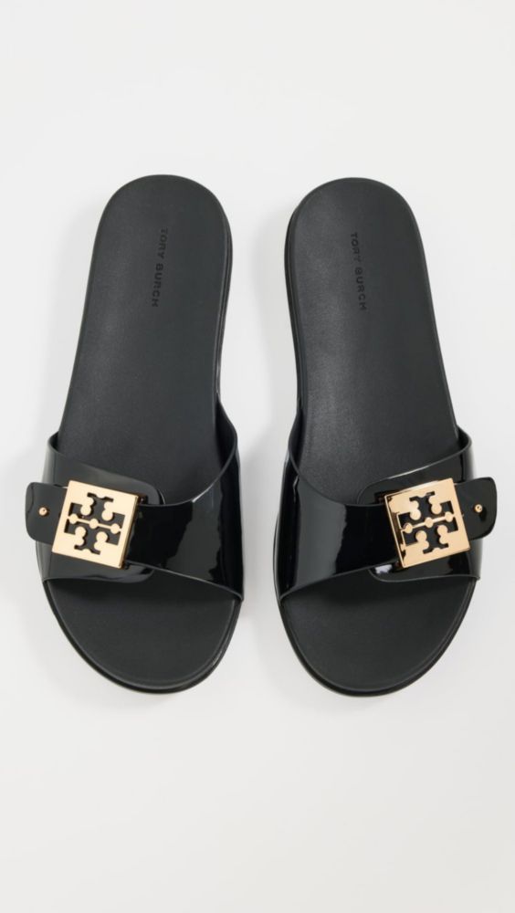 Sandalia Tory Burch 11 Mediana Negro/Oro