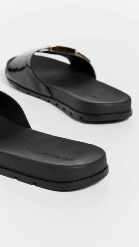 Sandalia Tory Burch 11 Mediana Negro/Oro