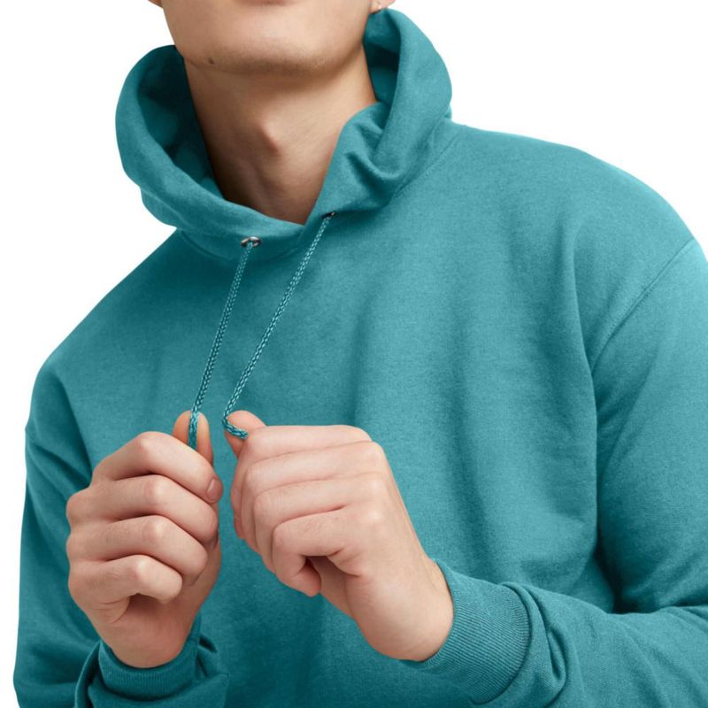 Sudadera con capucha Hanes talla S color Spanish Moss de forro polar